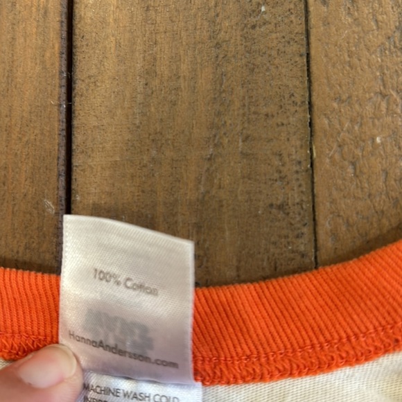 Hanna andersson baby yoda glow in the dark Halloween ringer tee - Picture 5 of 6